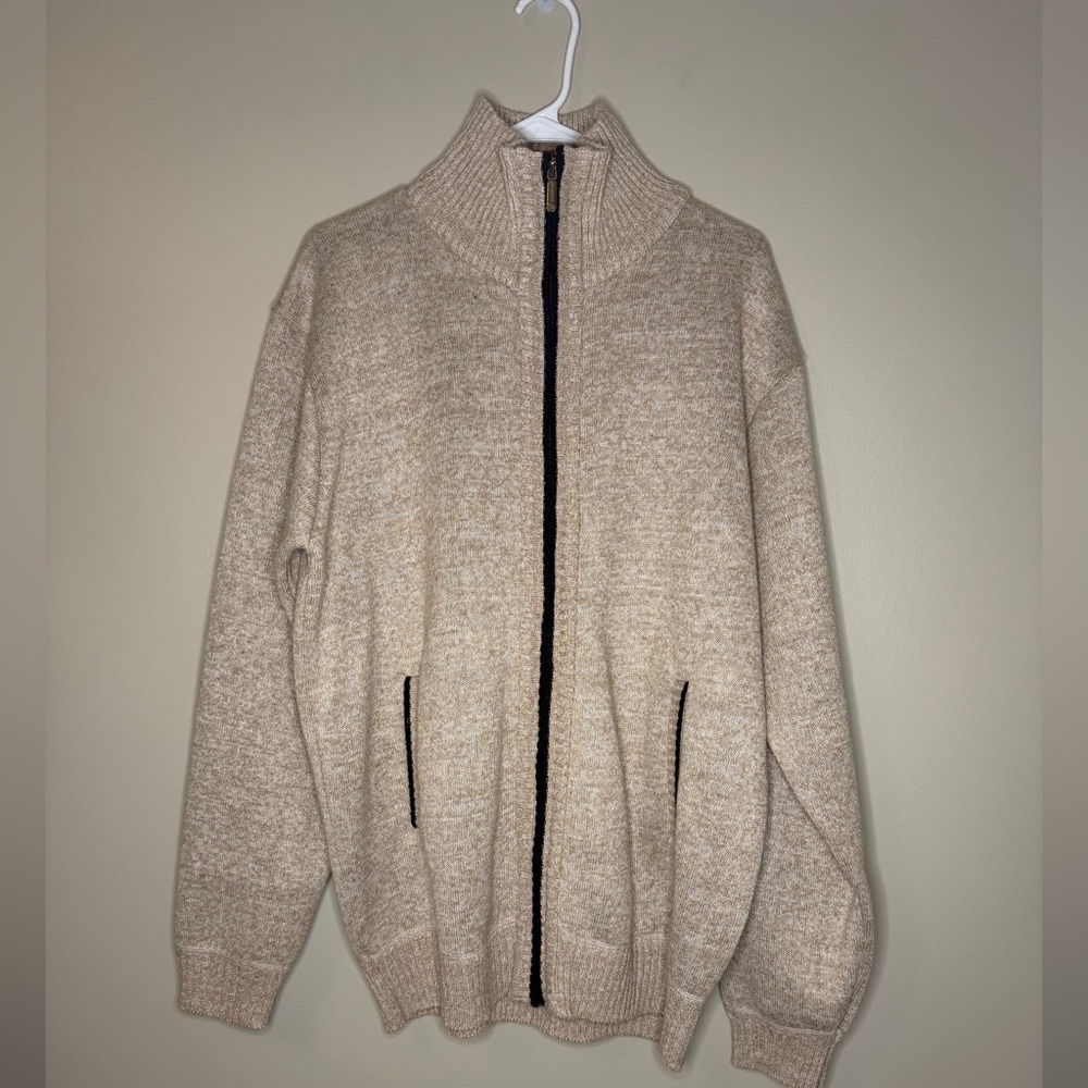 Men's Yeokou XL Beige Sweater